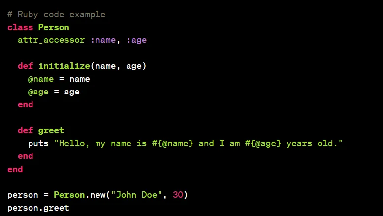 ruby code examples
