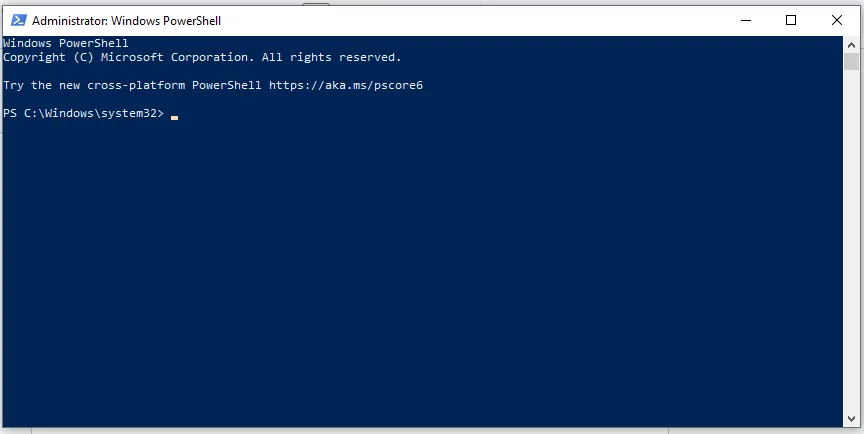 run powershell as administrator