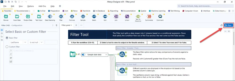 run workflow in alteryx