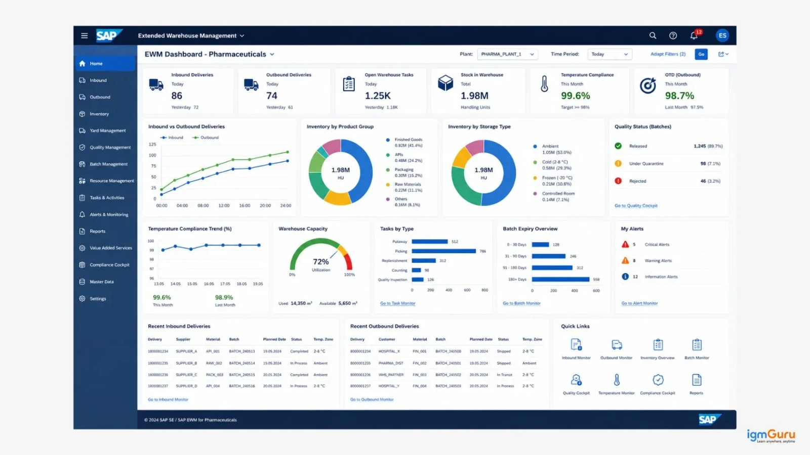 sap ewm in pharmaceuticals
