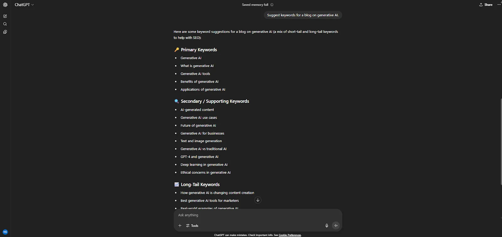 seo optimization with chatgpt 3.5