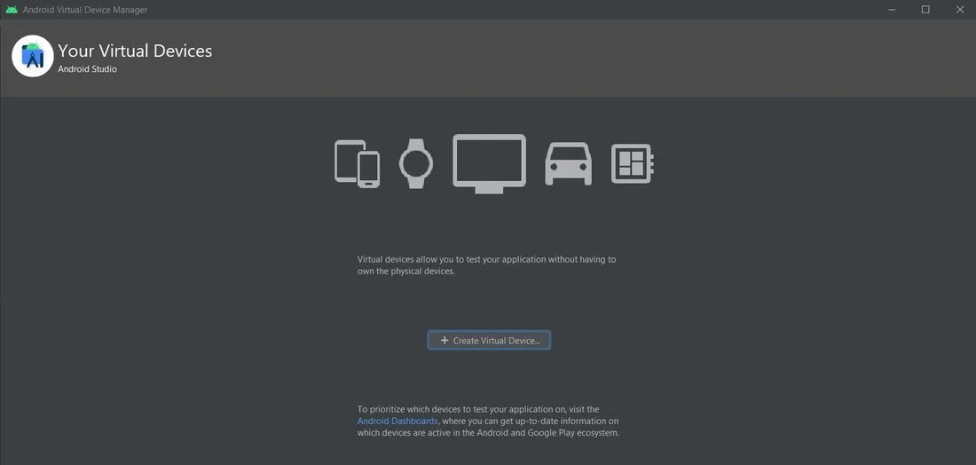 set up android emulator