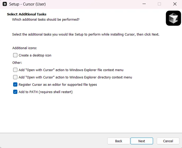 setting up cursor ai