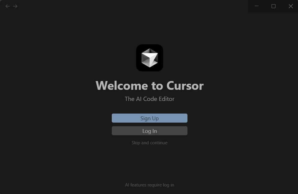 setting up cursor ai enviroment