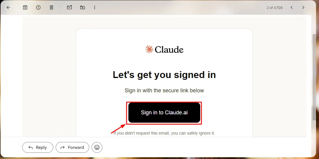 sign in to claude ai email verification for Claude Code setup