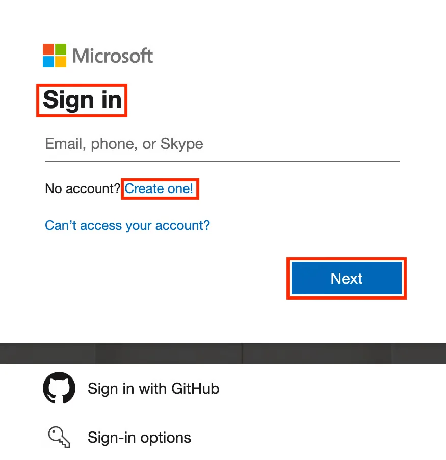 sign in to microsoft account in outlook