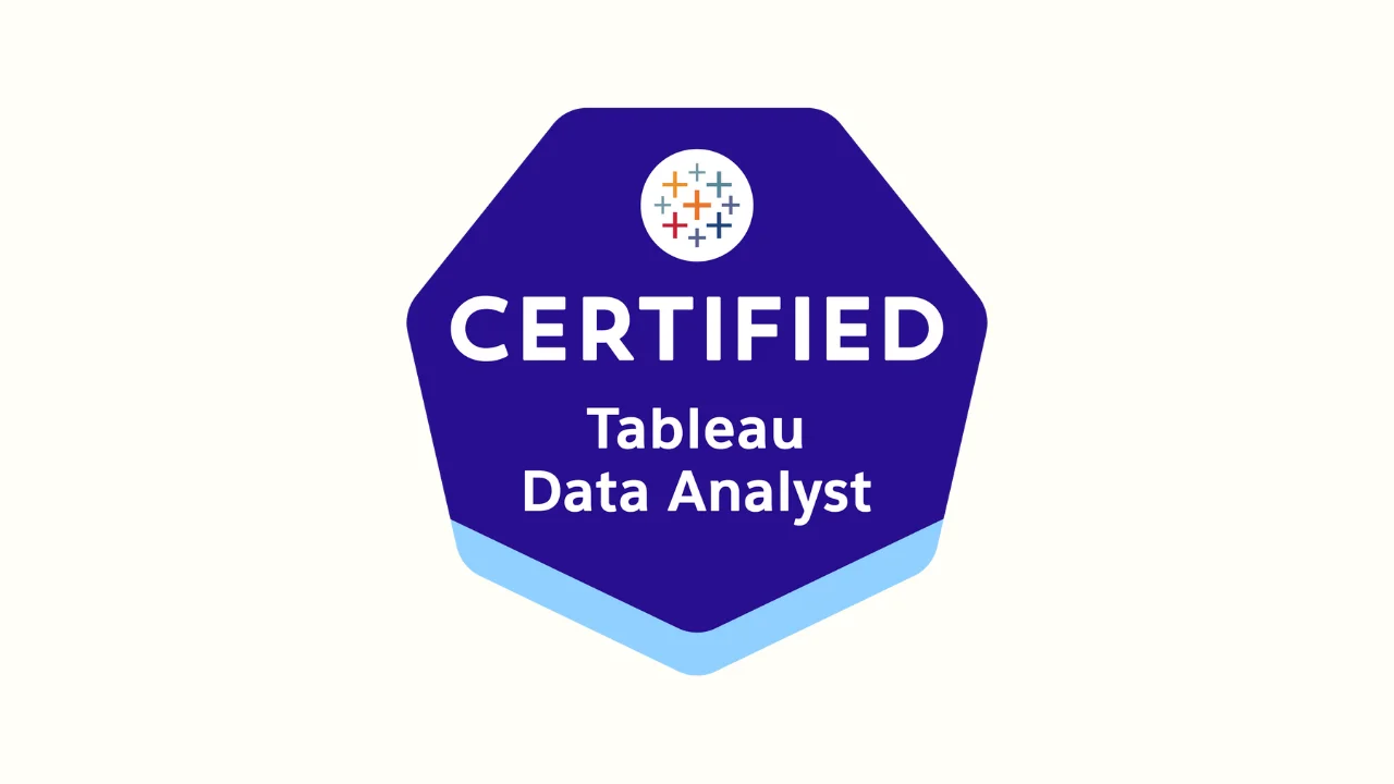 tableau certified data analyst certification
