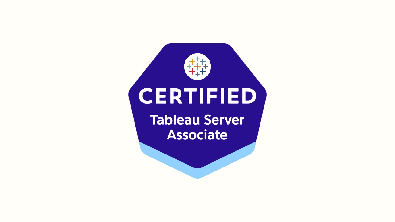 tableau server certified associate certification