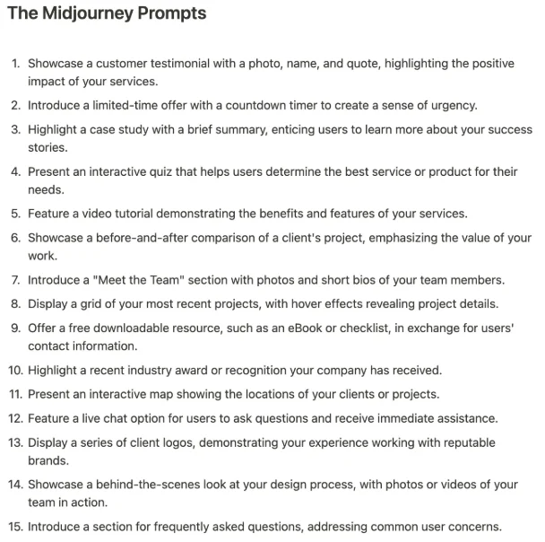 midjourney prompts