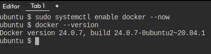 ubuntu docker