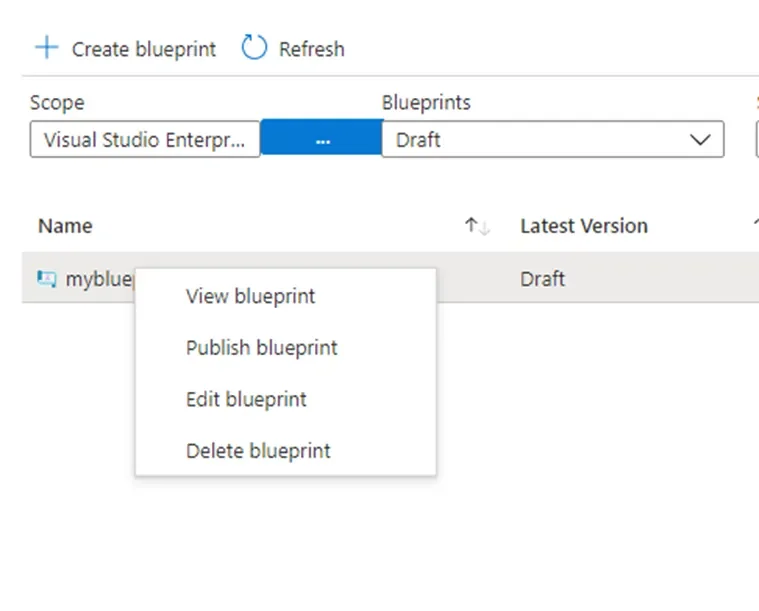 Blueprint Drafts