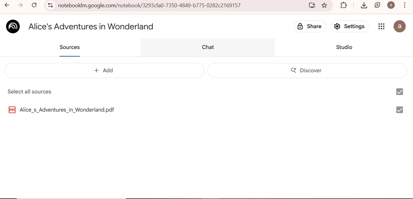 uploading documents notebooklM