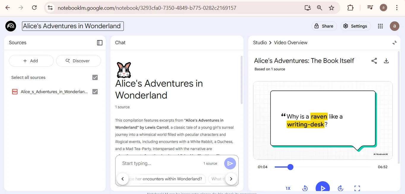 video overview notebooklm