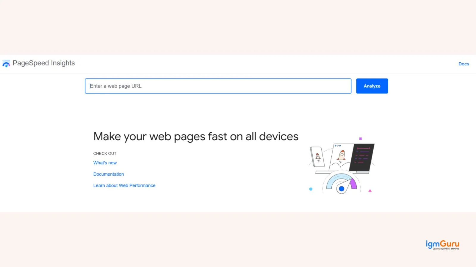 website speed