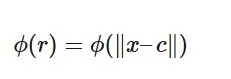what is the radial basis function
