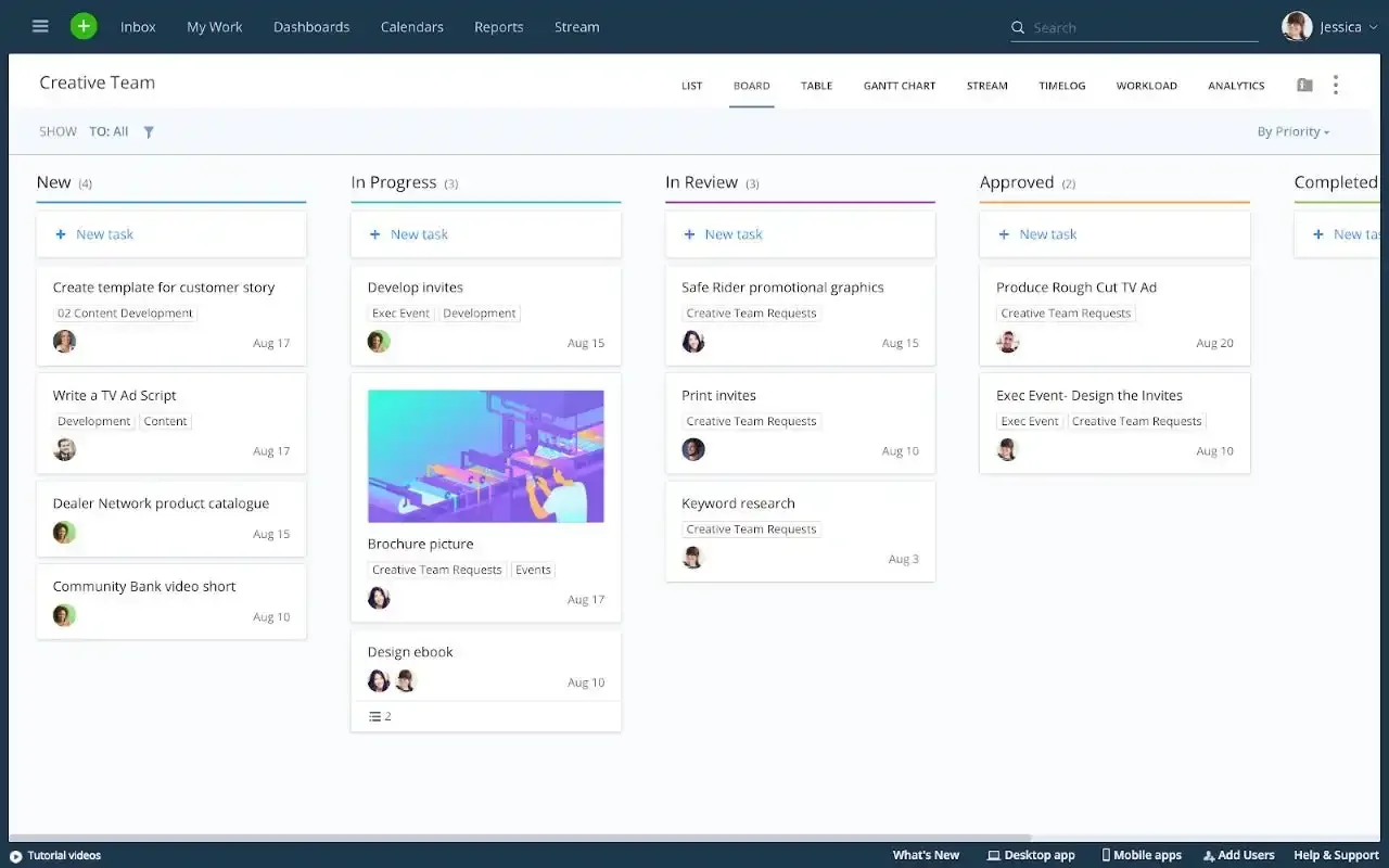 wrike interface