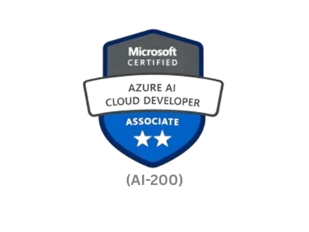 Image of Azure AI Cloud Developer Associate Certification Training
