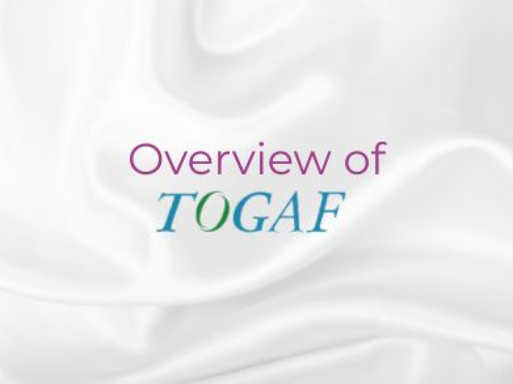 Image of Introduction to Enterprise Architecture and Overview of TOGAF