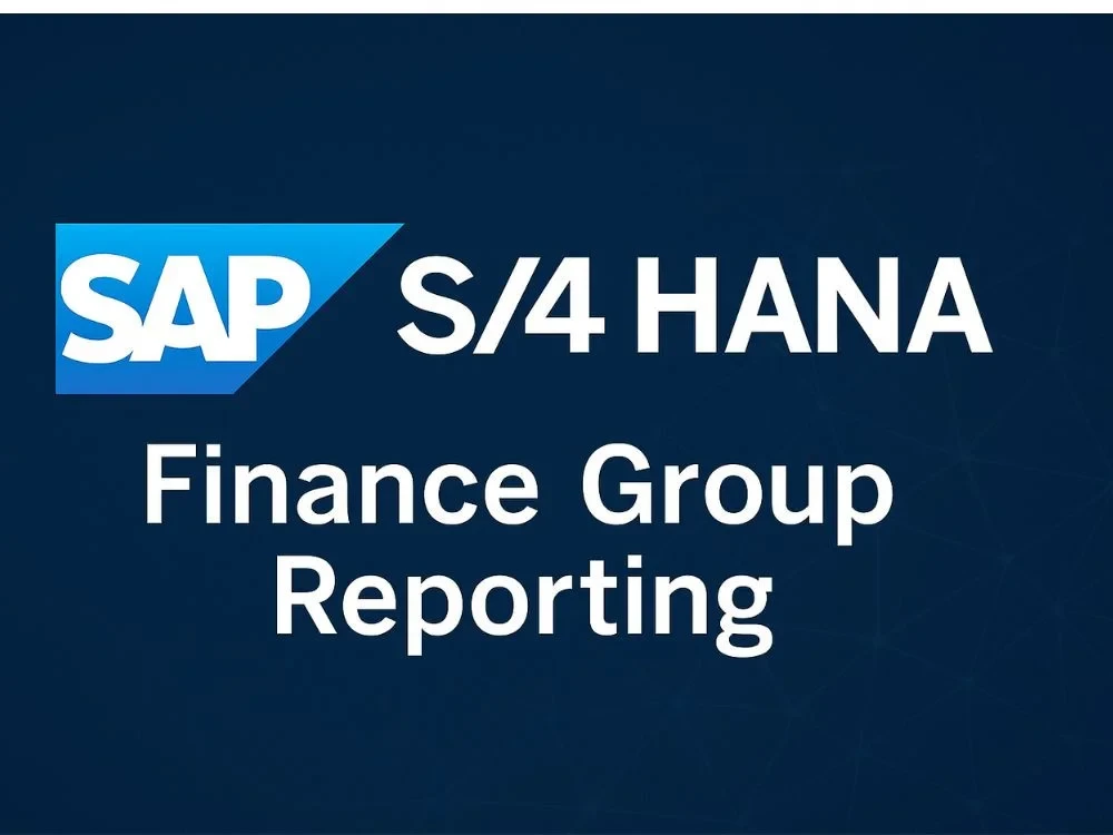 Image of SAP S/4 HANA Finance Group Reporting Training