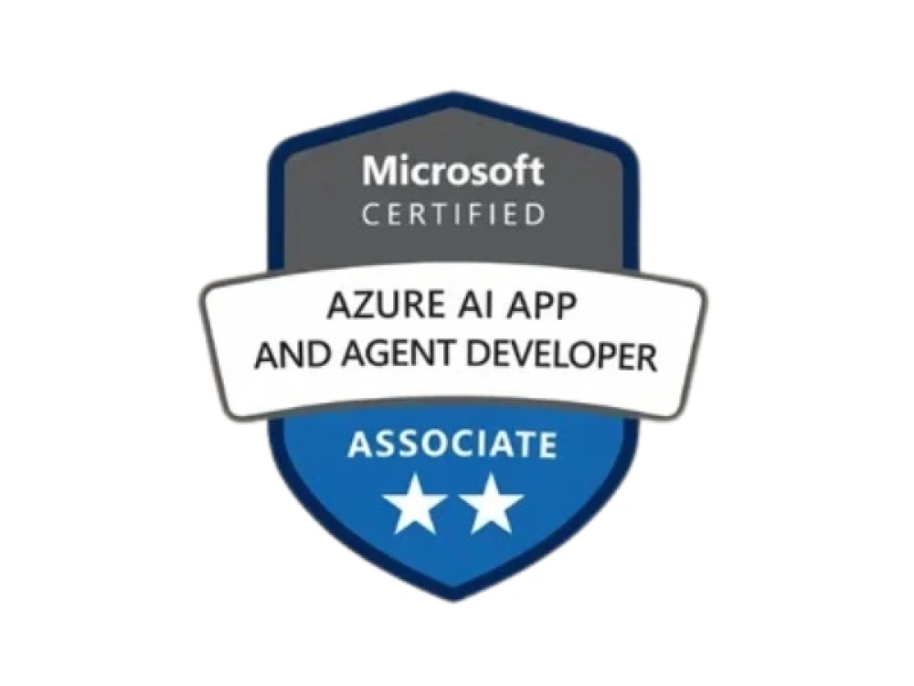 Image of Microsoft Certified: Azure AI Apps and Agents Developer Associate (AI-103)