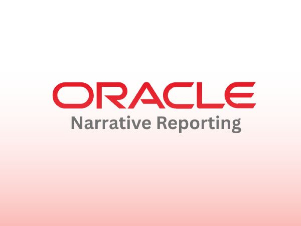 Oracle Narrative Reporting Certification Training | Learn Reporting ...