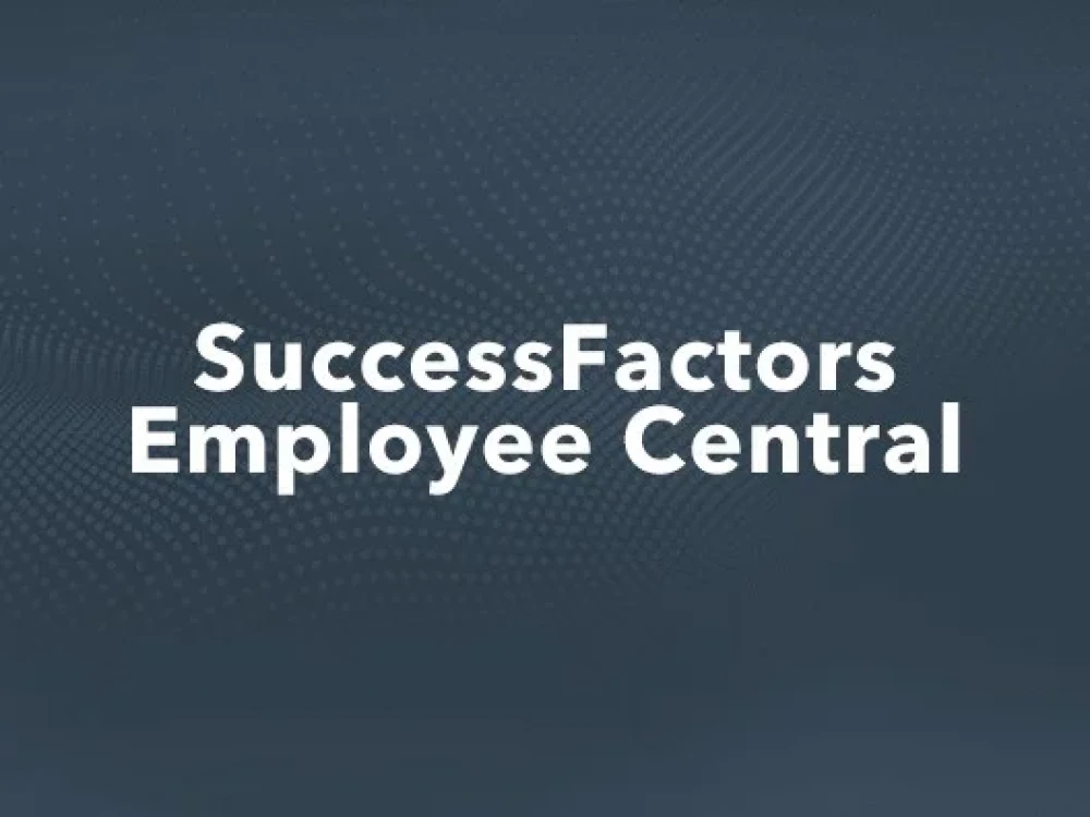 Image of SuccessFactors Employee Central Training Certification Course