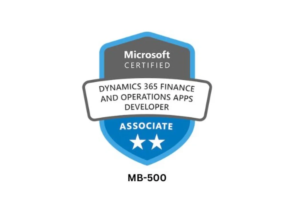 Image of MB-500:  Microsoft Dynamics 365 Finance and Operations Apps Developer Training