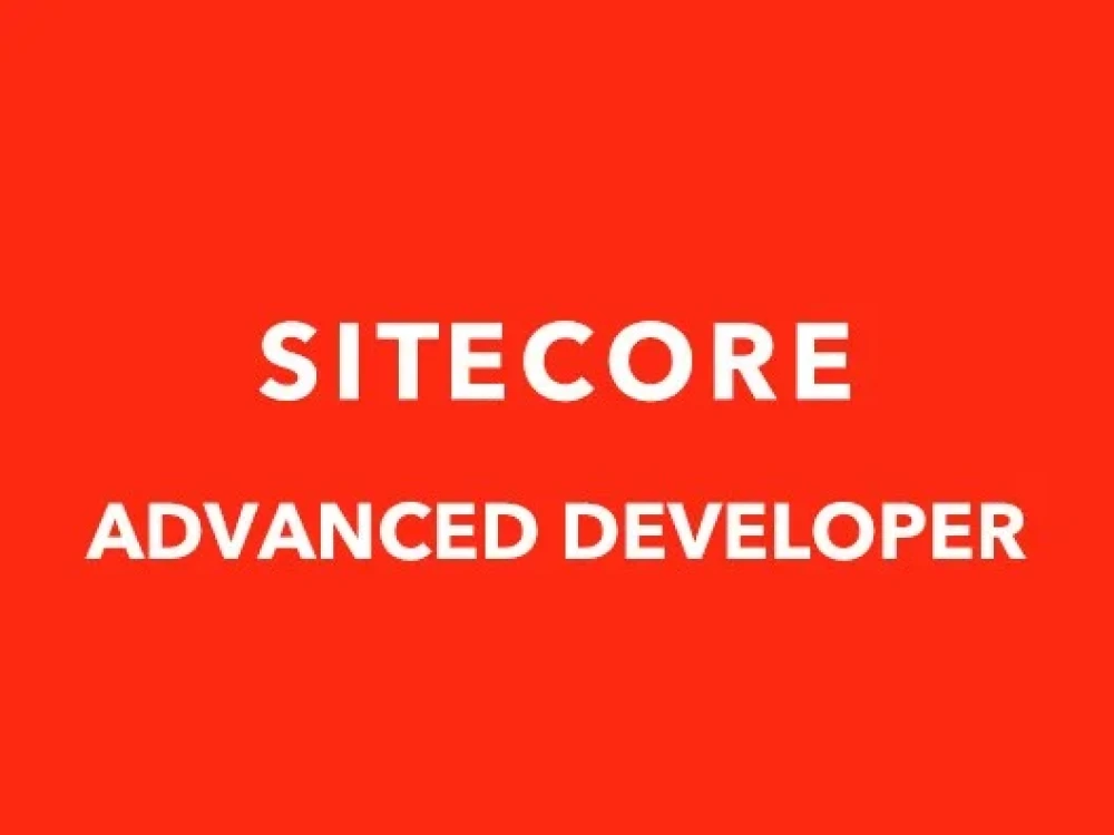 Image of Sitecore Advanced Developer Training Certification Course