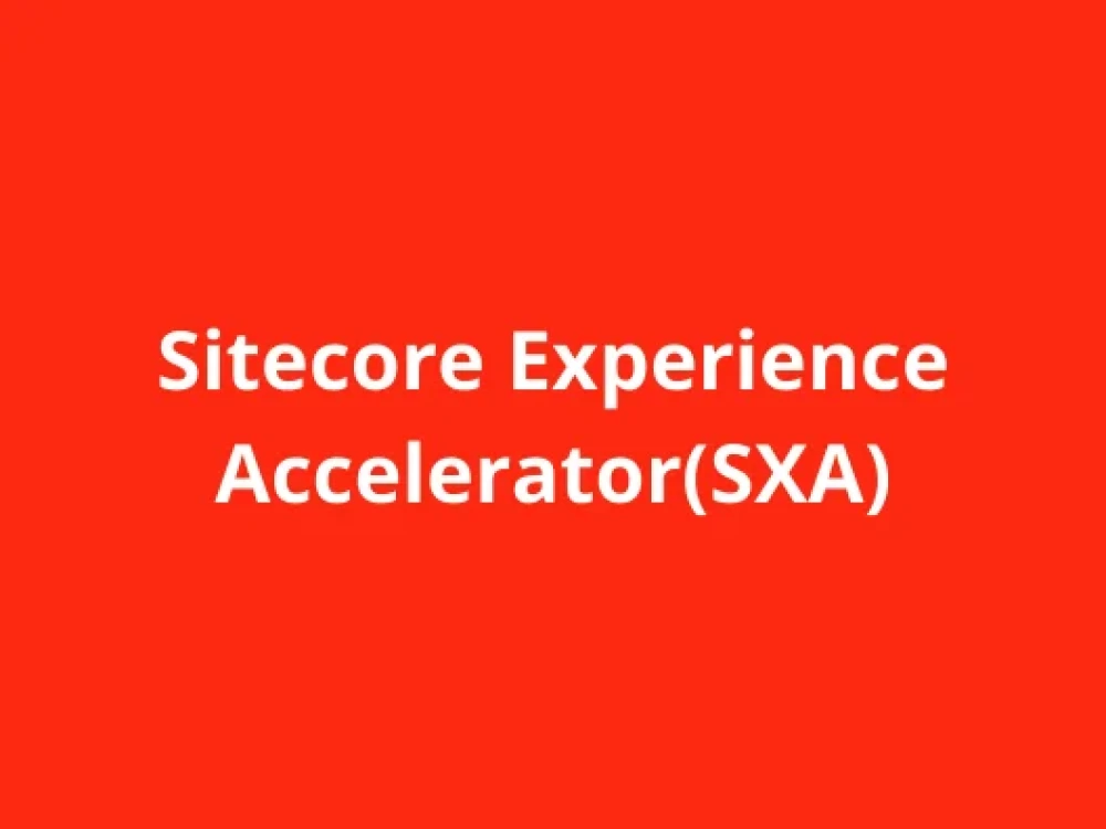 Image of Sitecore SXA Training Certification Course Online