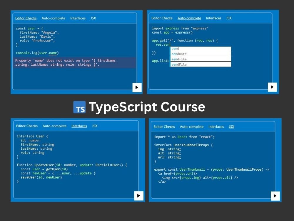 TypeScript Course Online with Certification Training