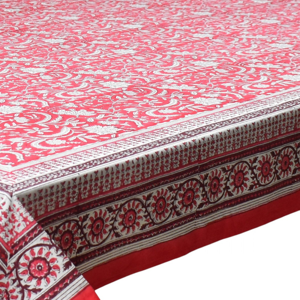 Image of 12 Seater Tablecloth ‚Äì 180x340 cms | Wild Flower Christmas 202515