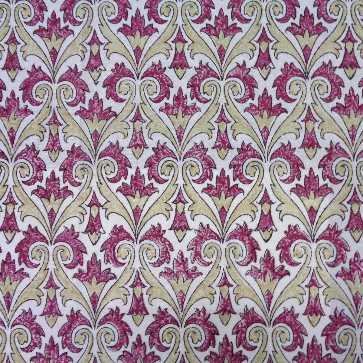 Wood Block Printed Handmade Tablecloth 150x220 cms  504785