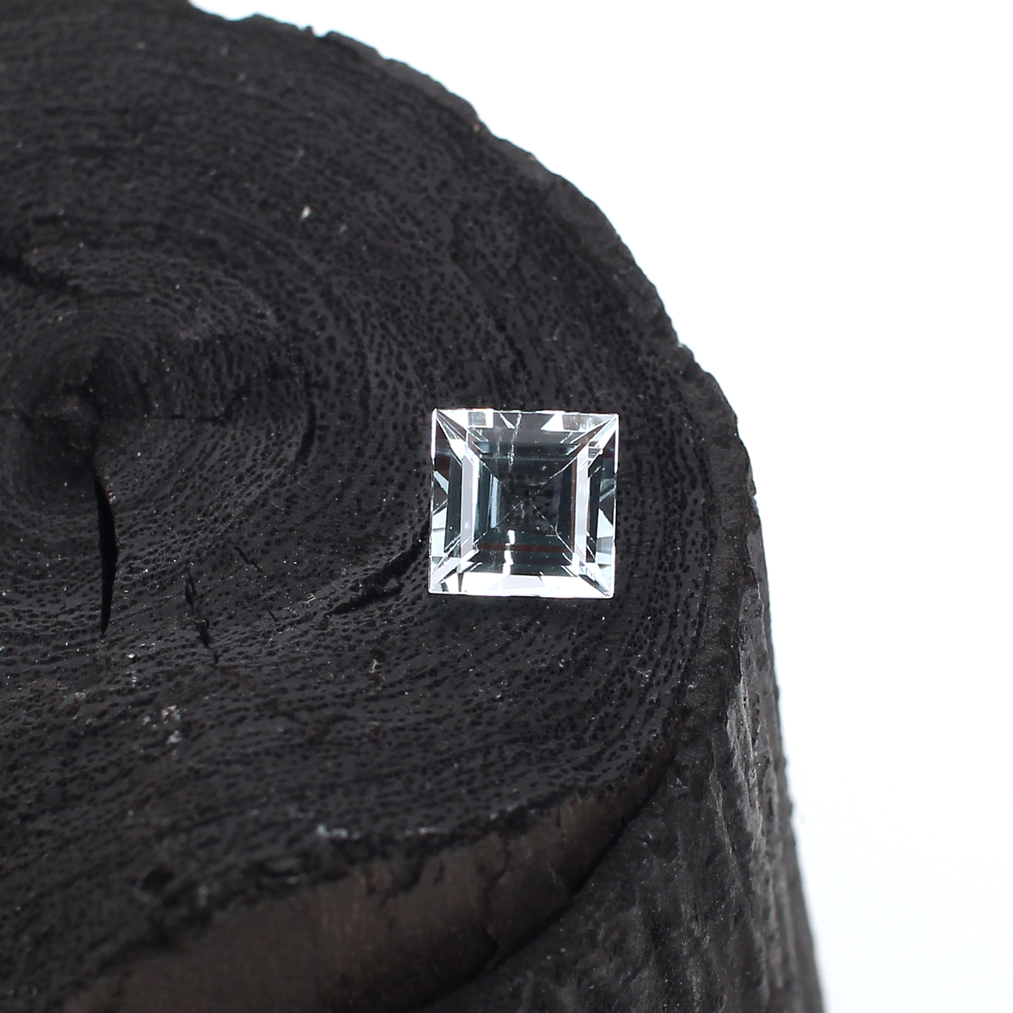 Natural Aquamarine 8x8mm Square Cut 095cts Loose Gemstone