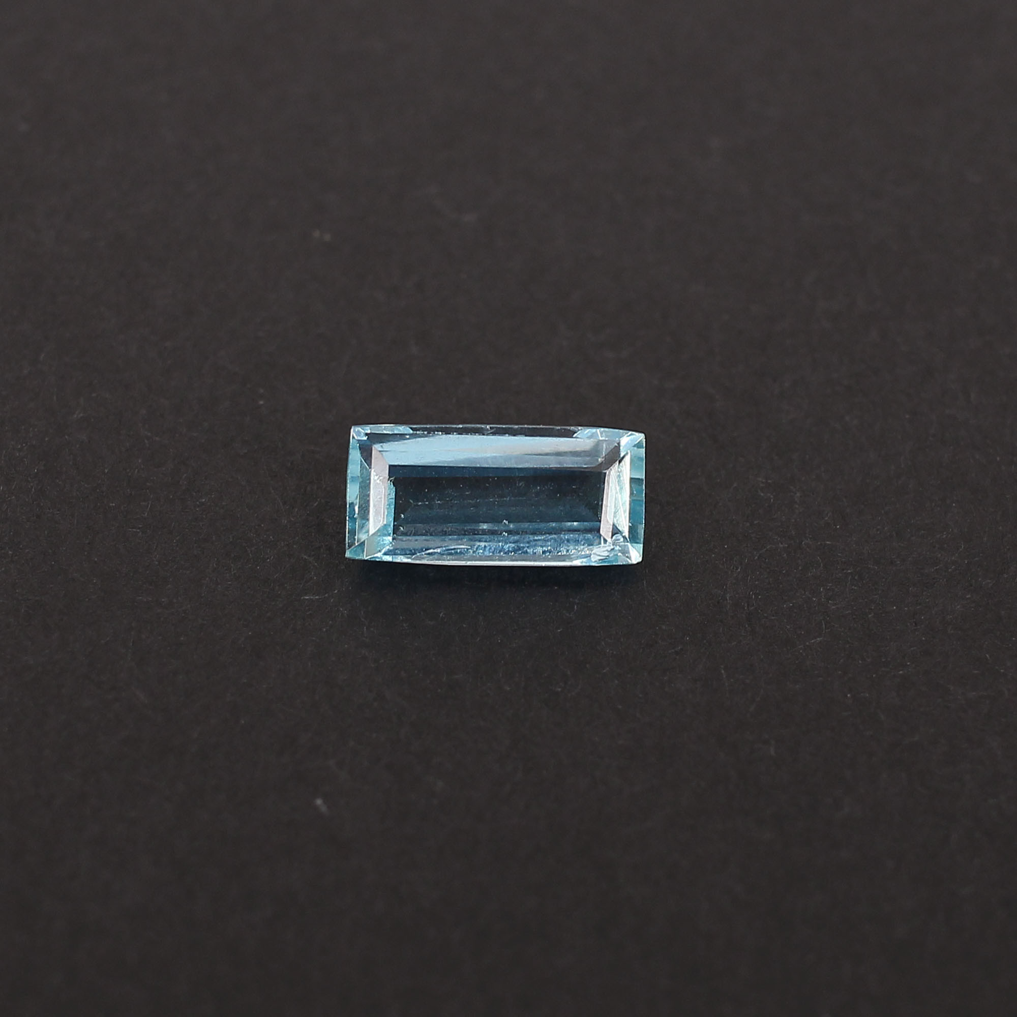 Natural Brazilian Aquamarine 8x4mm Rectangle Cut 180 Cts 1 Pair Gemstone for Making Jewelry