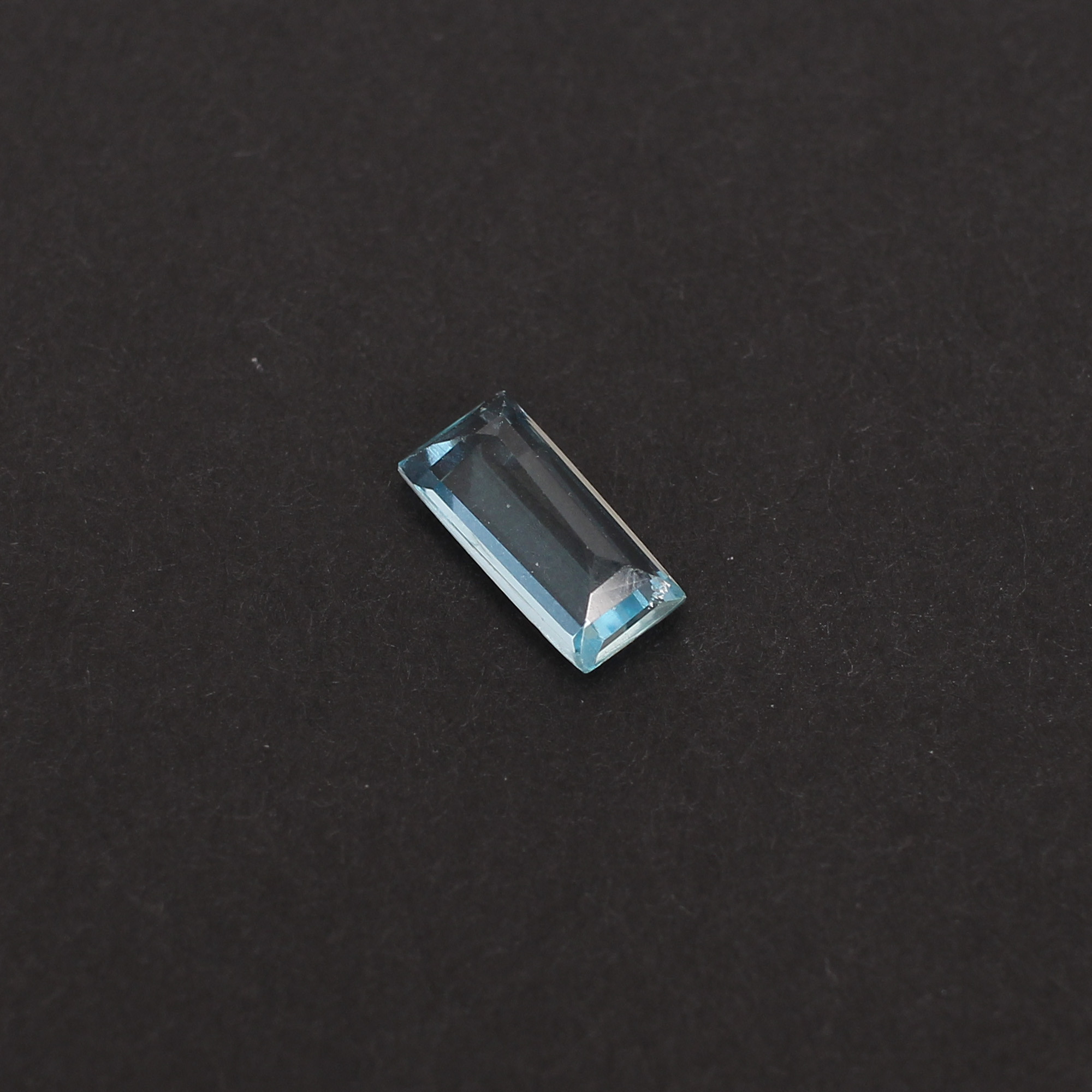 Natural Brazilian Aquamarine 8x4mm Rectangle Cut 180 Cts 1 Pair Gemstone for Making Jewelry