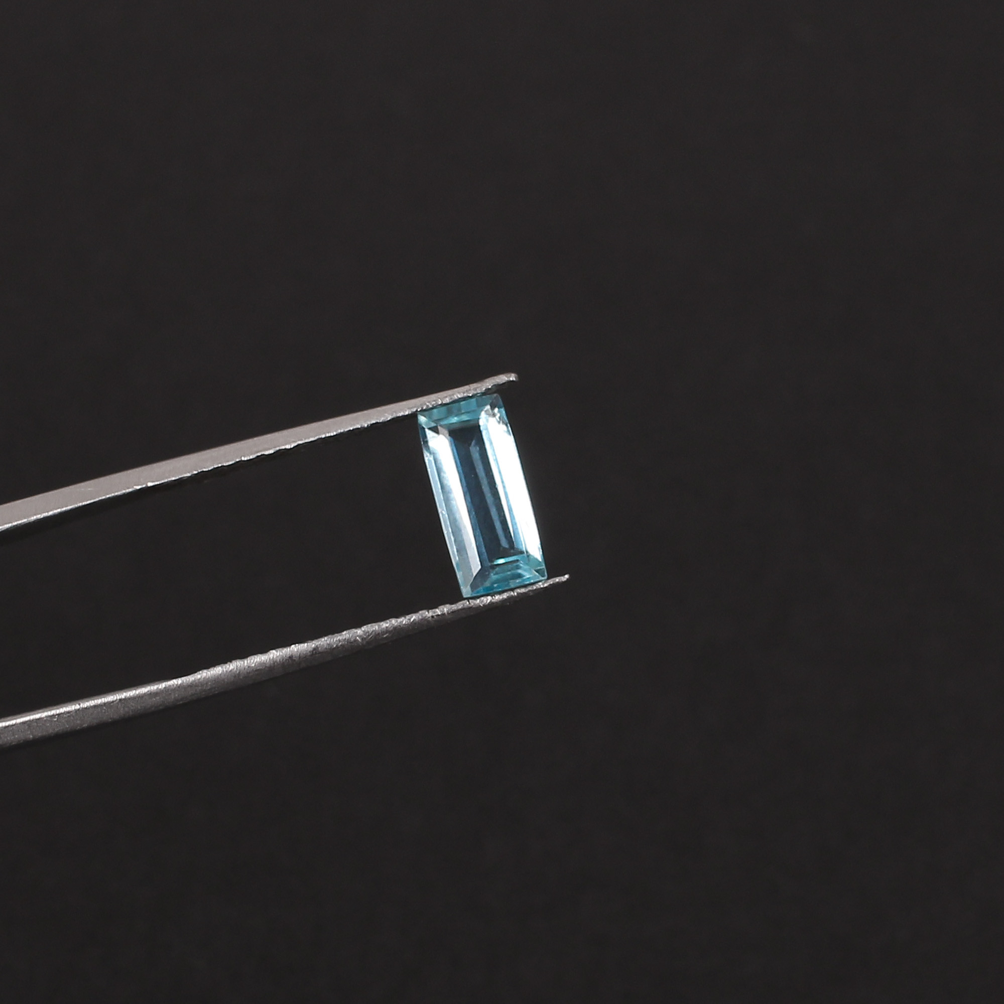 Natural Brazilian Aquamarine 8x4mm Rectangle Cut 180 Cts 1 Pair Gemstone for Making Jewelry