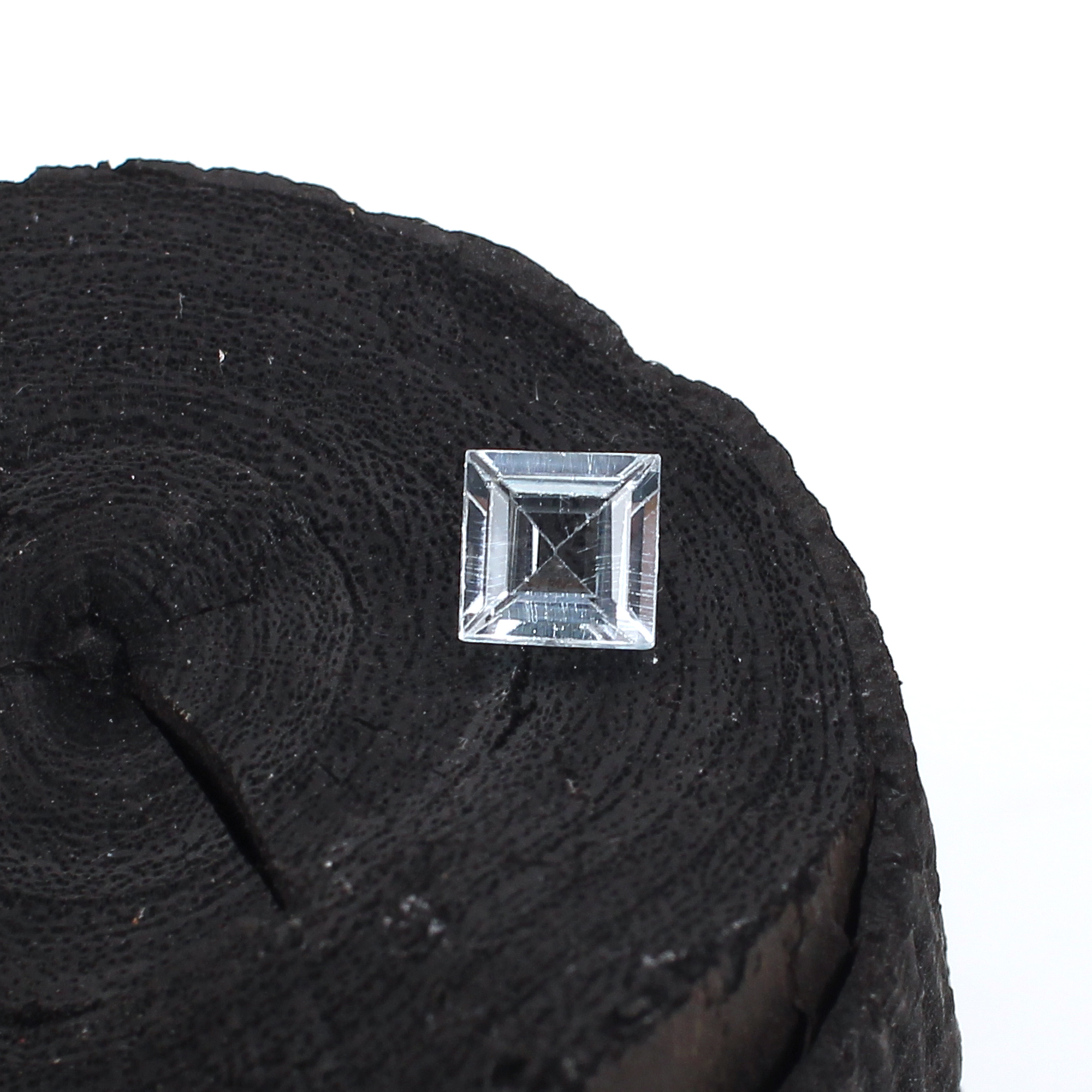 Natural Aquamarine 6x6mm Square Cut 095cts Loose Gemstone