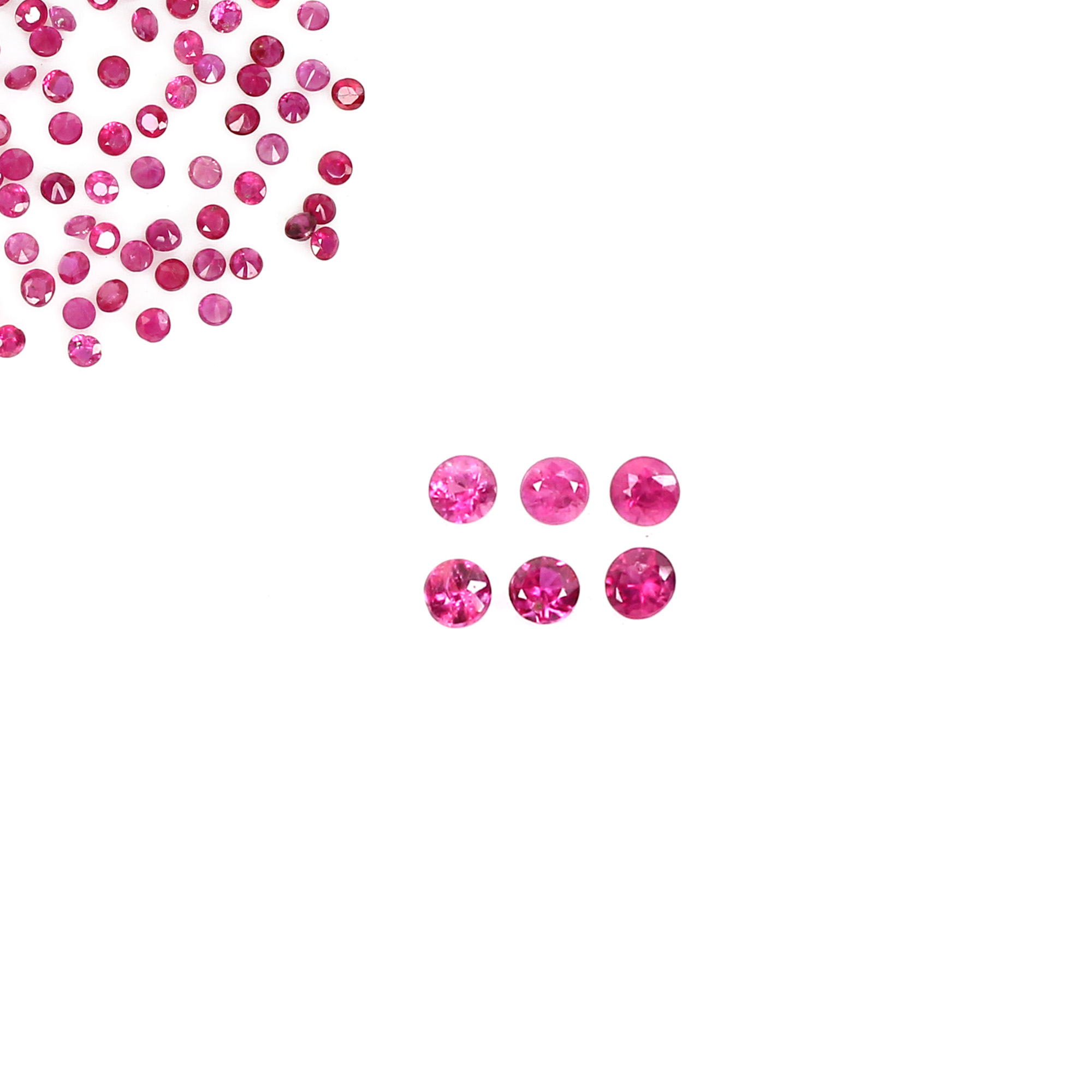 Natural Ruby 180mm Round Cut 345Cts Loose Gemstone