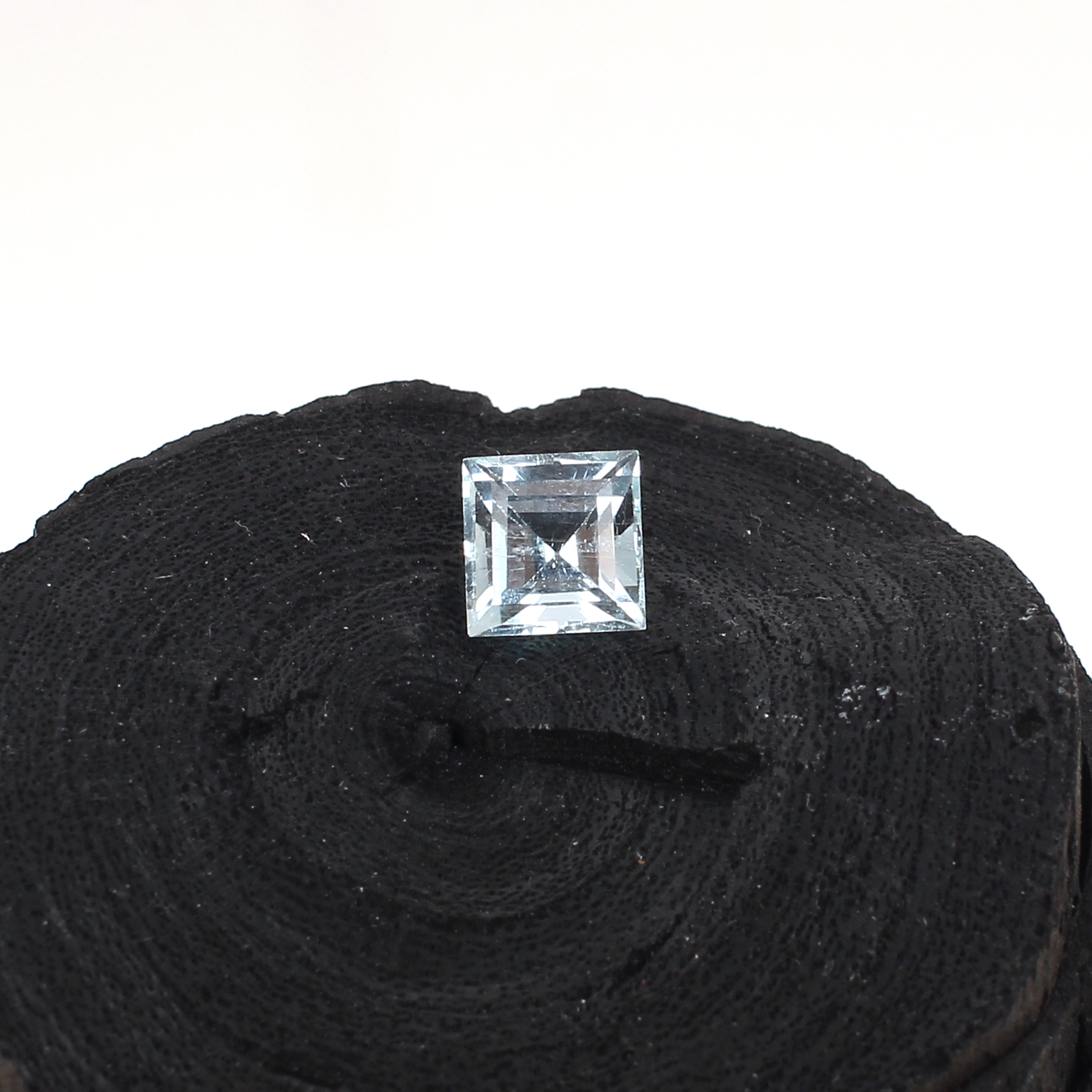 Natural Aquamarine 5x5mm Square Cut 060cts Loose Gemstone