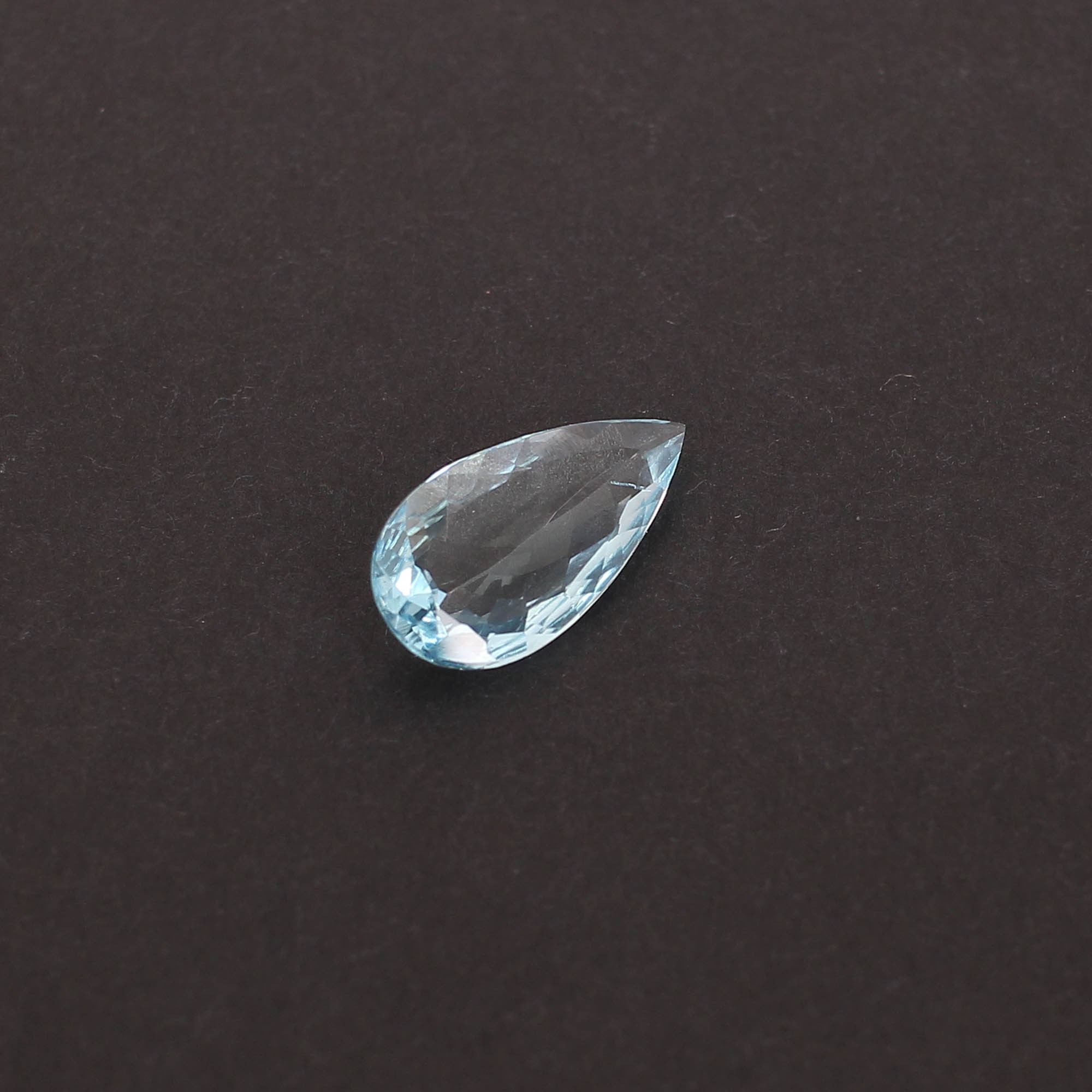 Natural Brazilian Aquamarine 17x8mm Pear Cut 255 Cts Loose Gemstone For Making Jewelry Handcrafted Gemstone