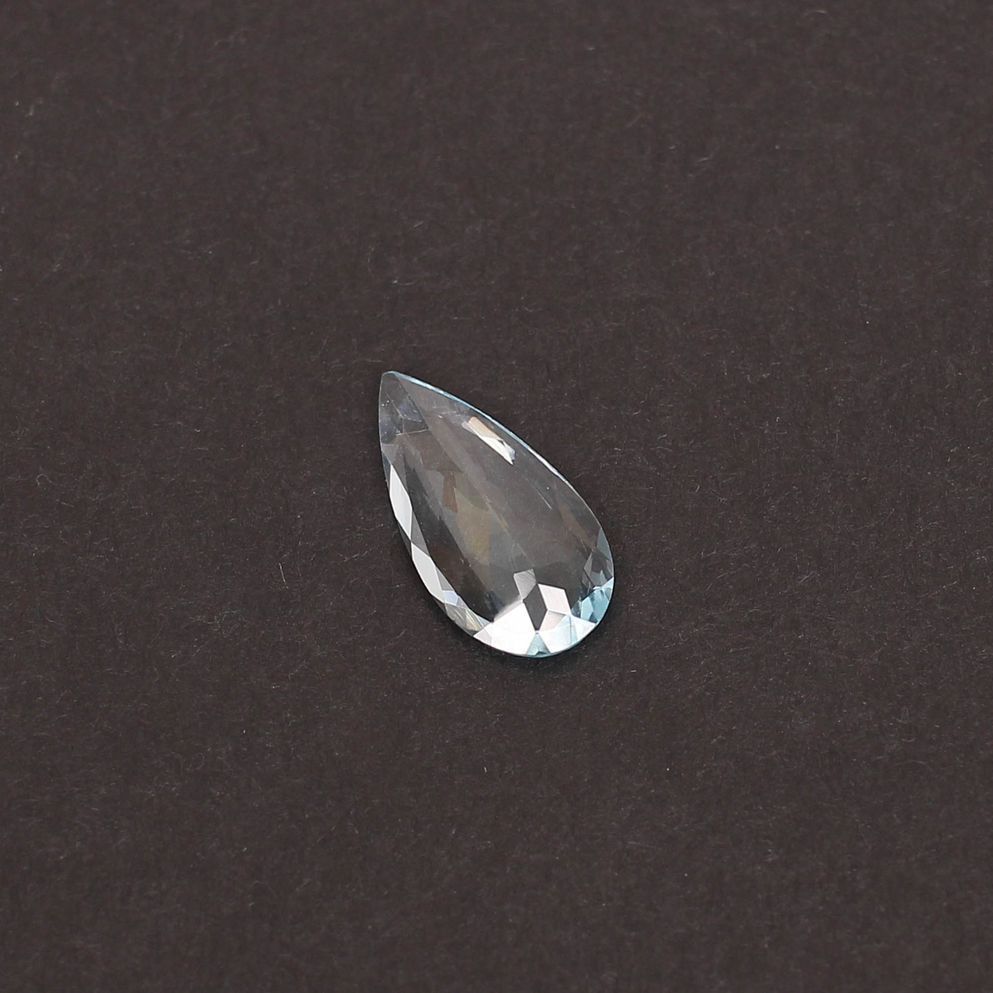 Natural Brazilian Aquamarine 17x8mm Pear Cut 255 Cts Loose Gemstone For Making Jewelry Handcrafted Gemstone