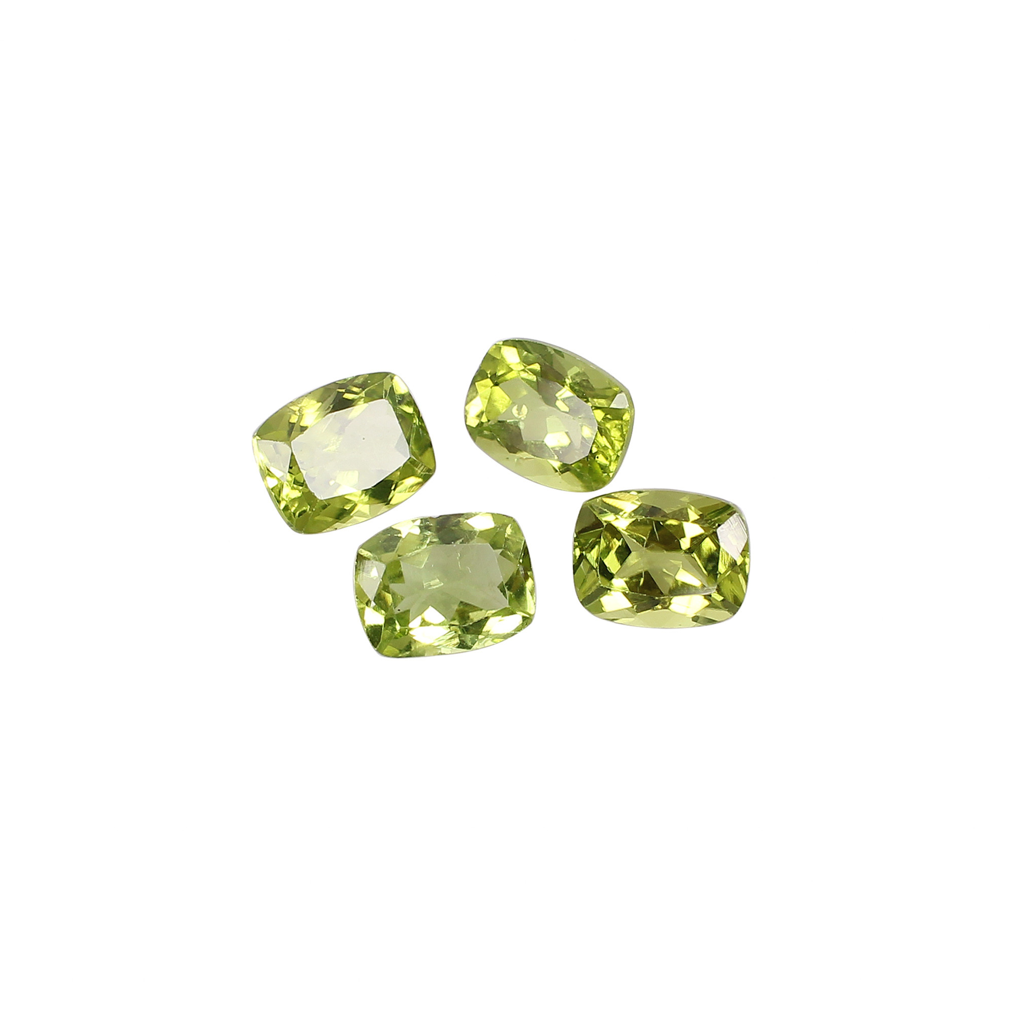 Natural 8x6mm Octagon Cut Peridot 191 Cts Loose Oval Gemstone for Jewelry Making Gemstone For Ring Earrings
