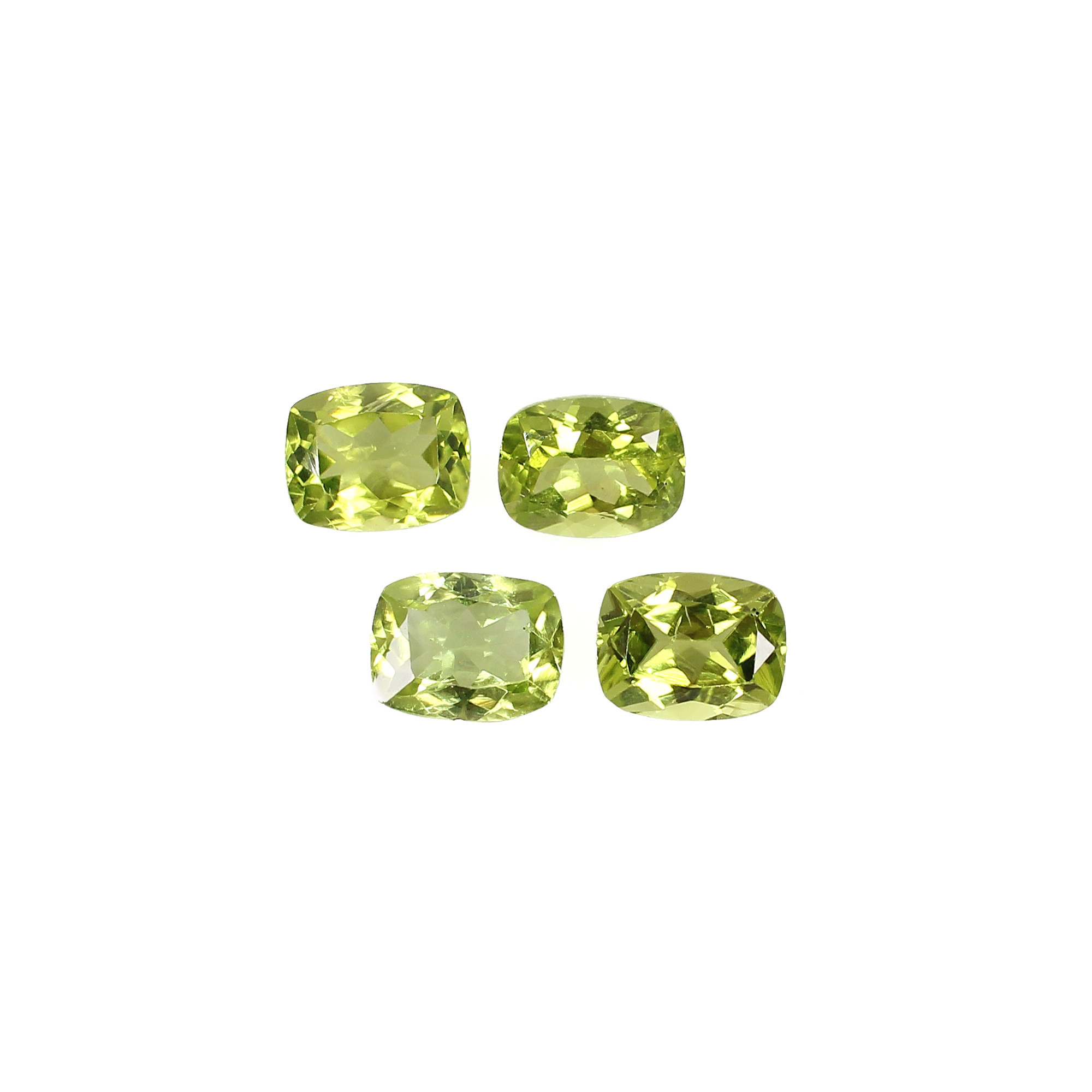 Natural 8x6mm Octagon Cut Peridot 191 Cts Loose Oval Gemstone for Jewelry Making Gemstone For Ring Earrings