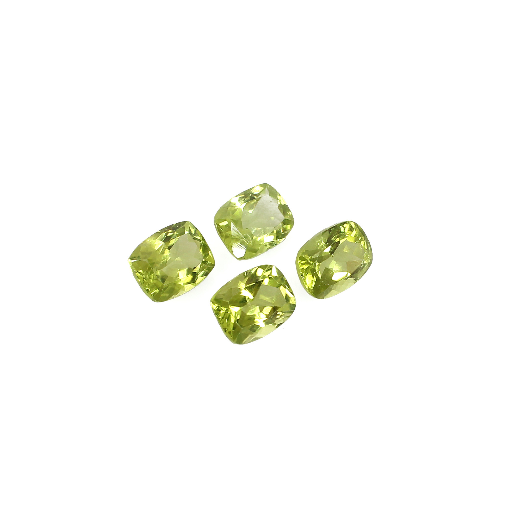 Natural 8x6mm Octagon Cut Peridot 191 Cts Loose Oval Gemstone for Jewelry Making Gemstone For Ring Earrings