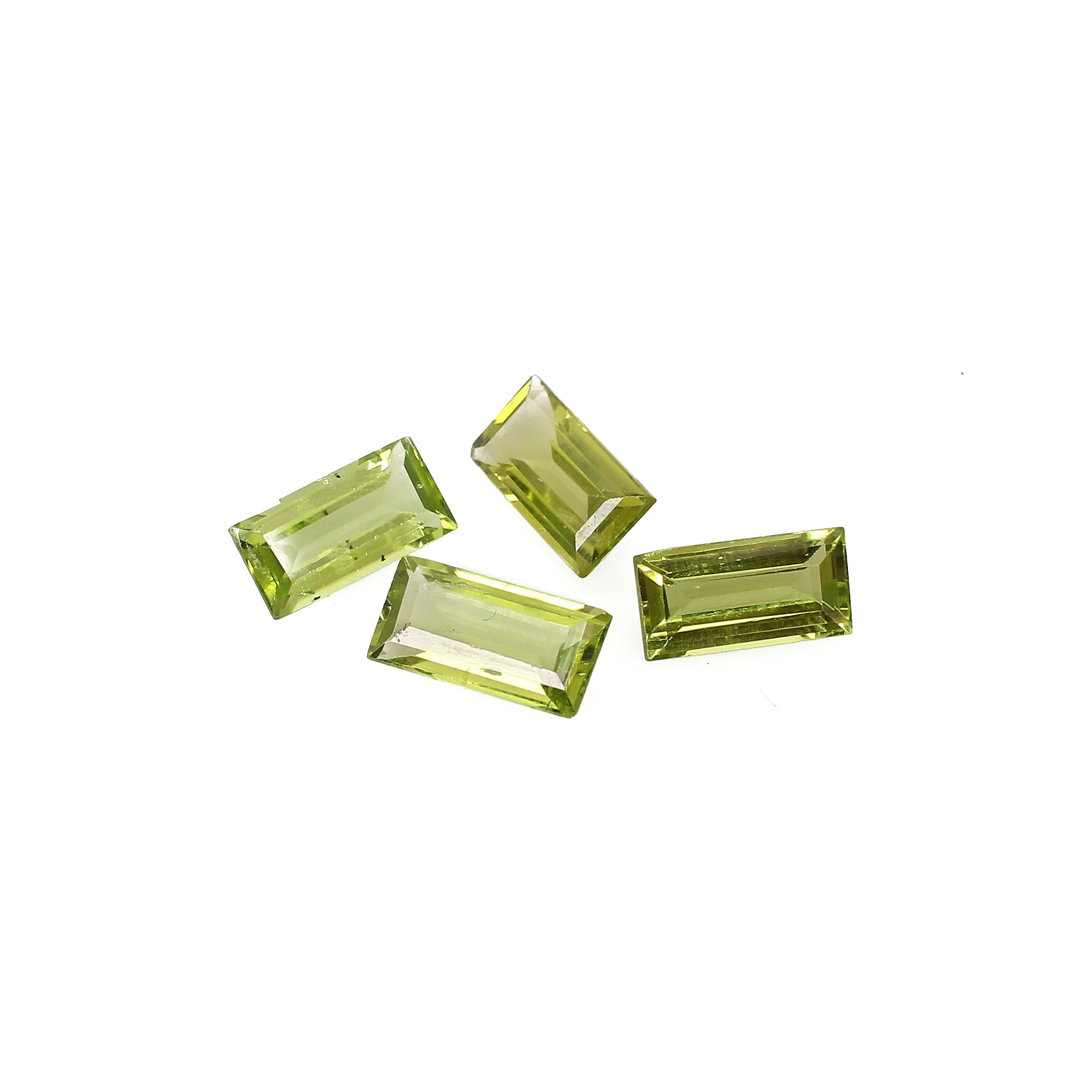 Natural Peridot 12x6mm Rectangle Cut 287 Cts 1 Pcs Loose Gemstone For Making Jewelry Handcrafted Gemstone For Ring