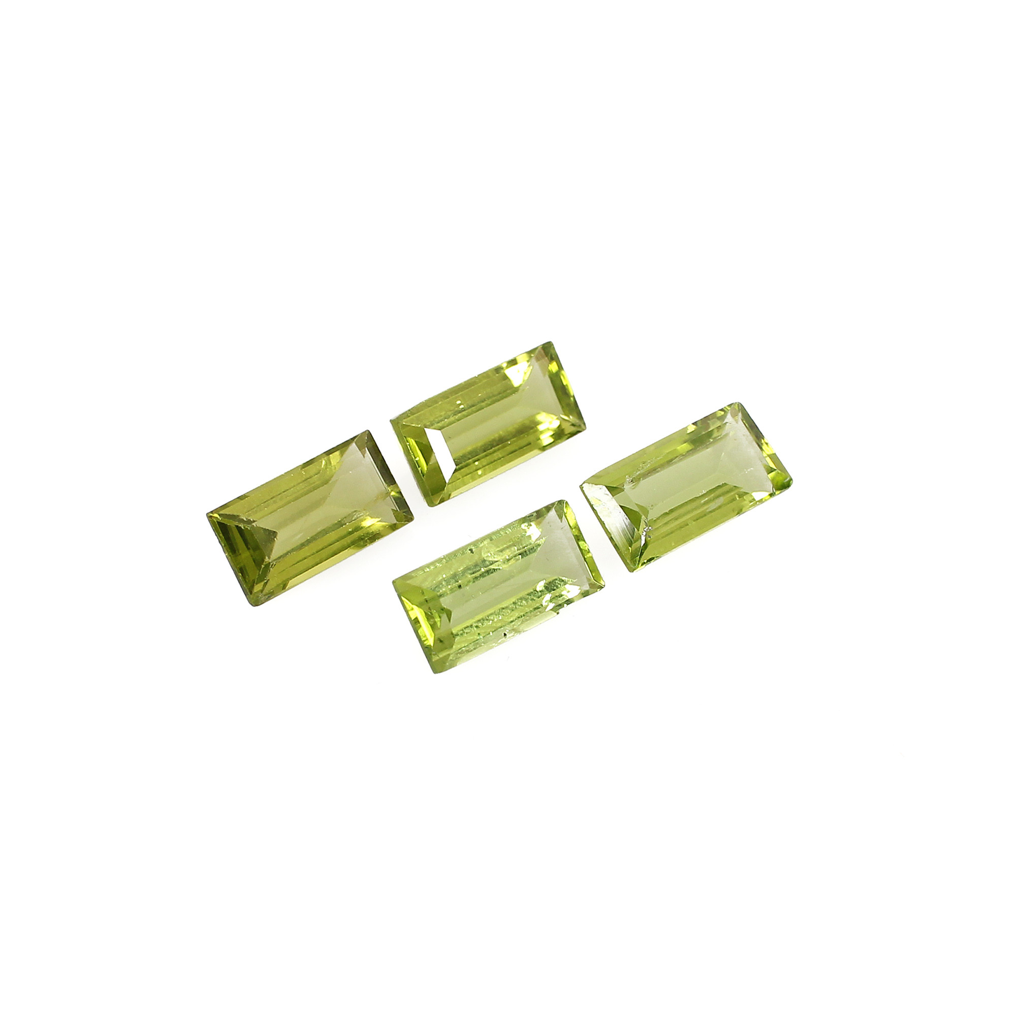 Natural Peridot 12x6mm Rectangle Cut 287 Cts 1 Pcs Loose Gemstone For Making Jewelry Handcrafted Gemstone For Ring