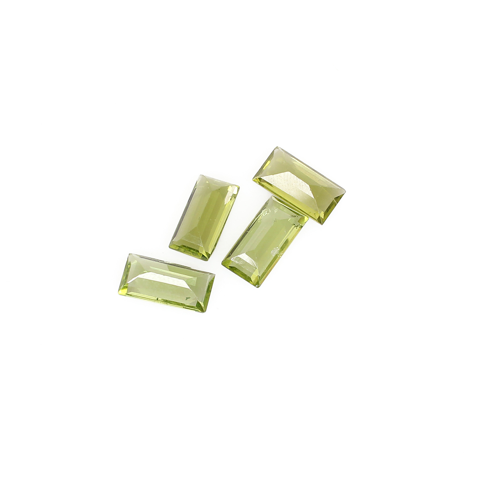 Natural Peridot 12x6mm Rectangle Cut 287 Cts 1 Pcs Loose Gemstone For Making Jewelry Handcrafted Gemstone For Ring