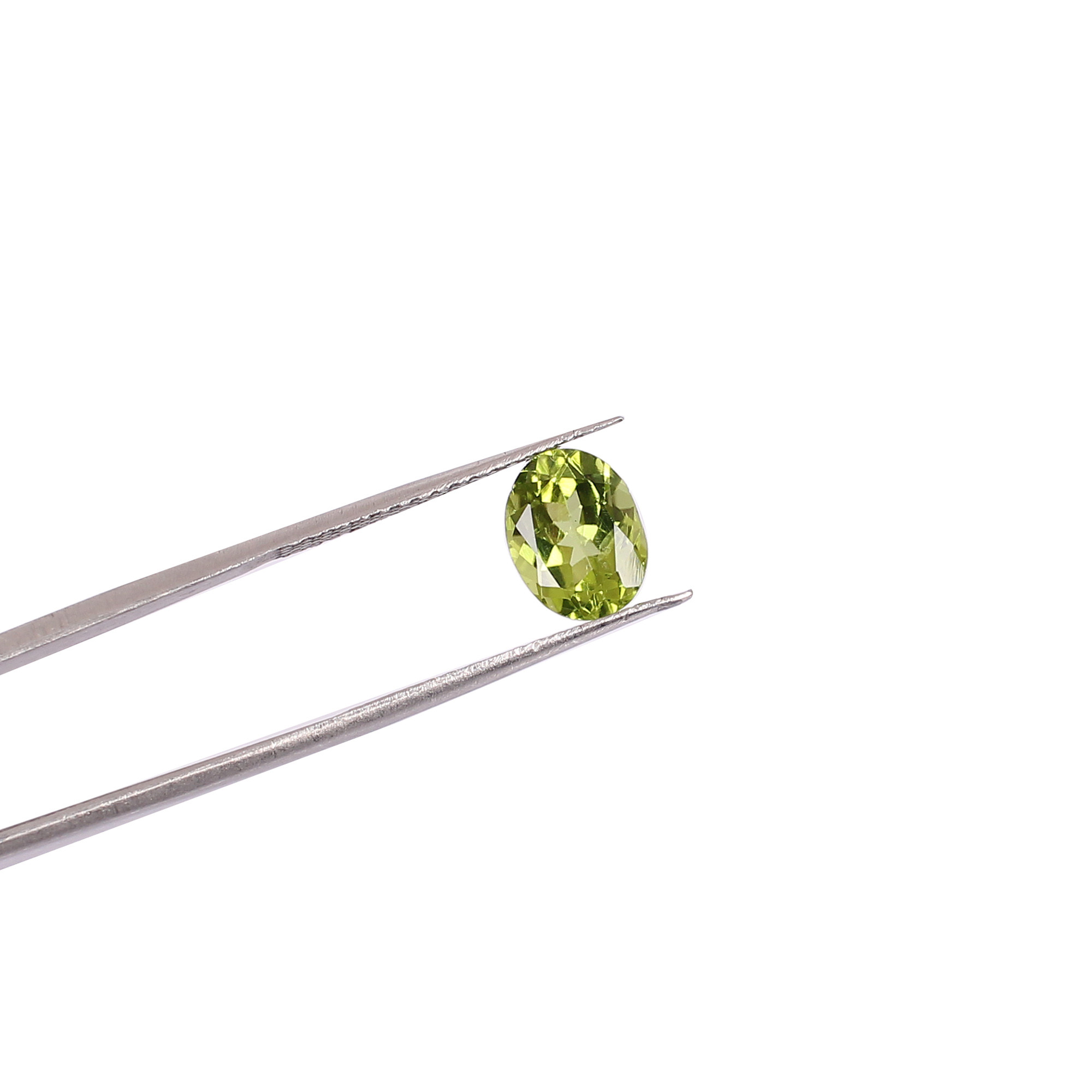 Customizable Size 211 Cts Polished 9x7mm Oval Cut Natural Peridot Crystal Loose Gemstone for Jewelry Necklace Making