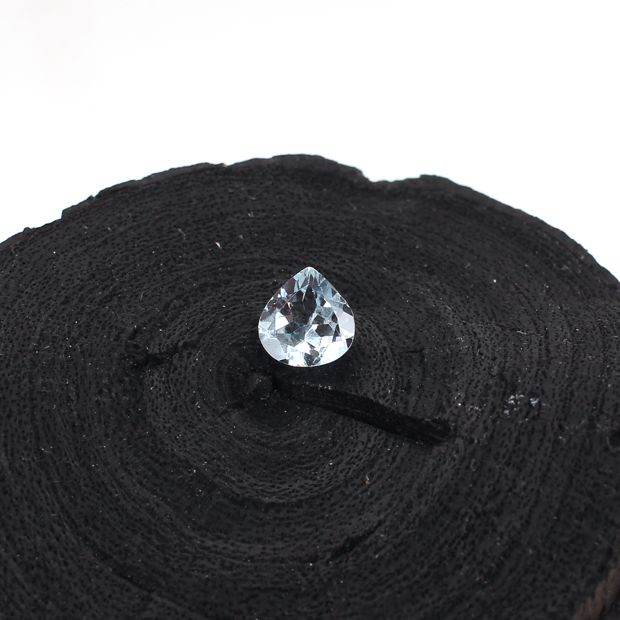 Natural Aquamarine 5X5mm Heart Cut 030cts