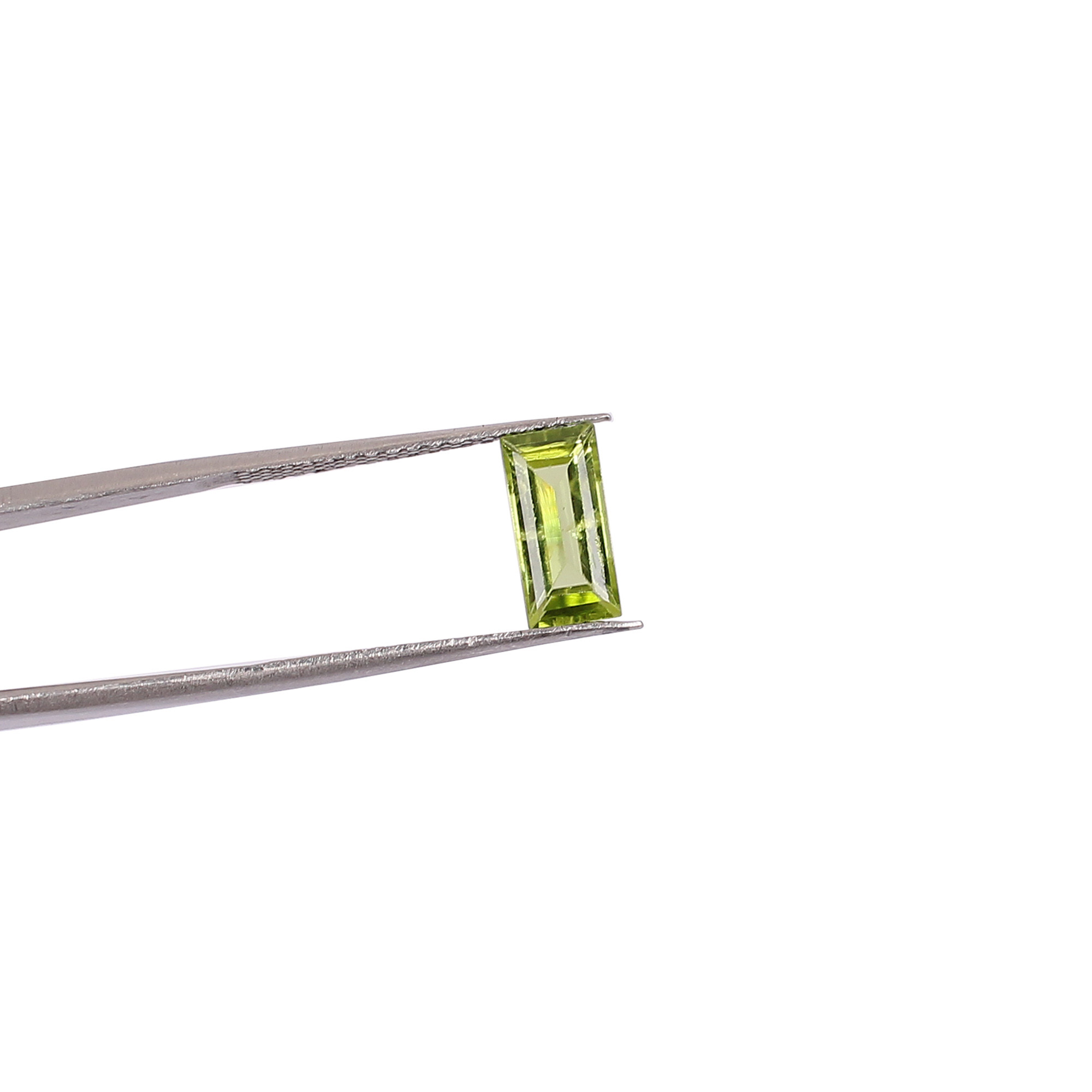 Natural Peridot 12x6mm Rectangle Cut 287 Cts 1 Pcs Loose Gemstone For Making Jewelry Handcrafted Gemstone For Ring